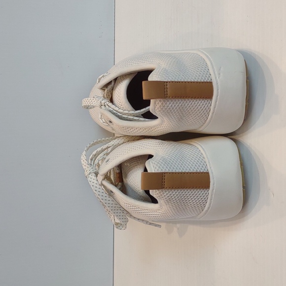 Dr. Scholl's White Lace-Up Knit Lightweight Fitness Gym Sneakers - Picture 4 of 12